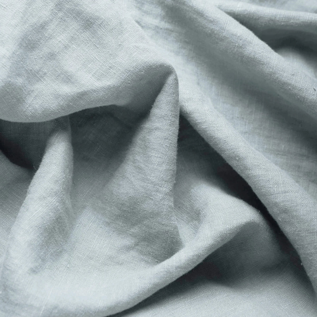 Stone Washed Linen - Sea Green