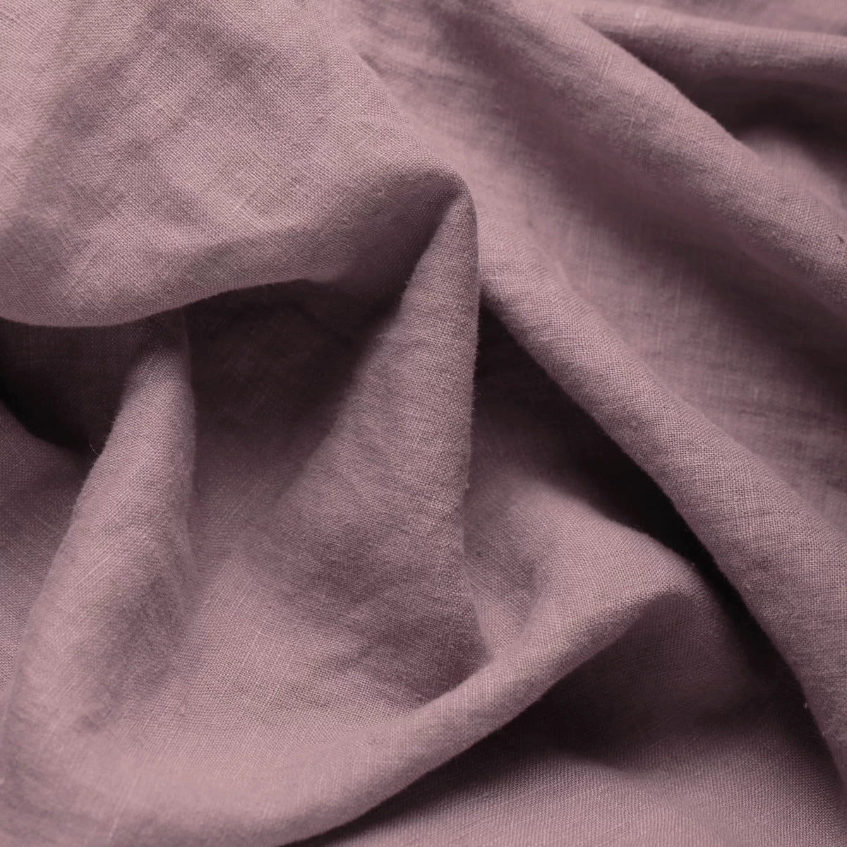 Stone Washed Linen - Old Mauve