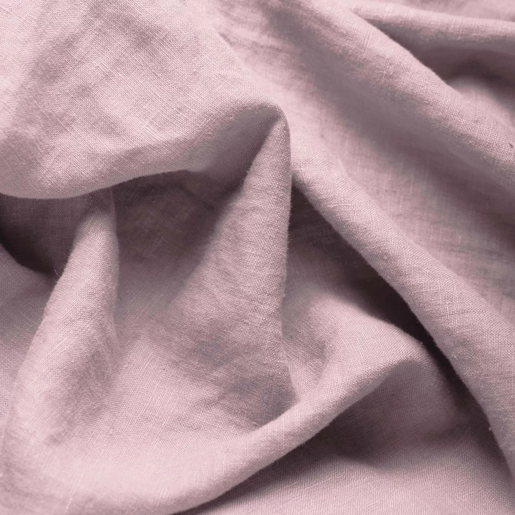 Stone Washed Linen - Old Pink