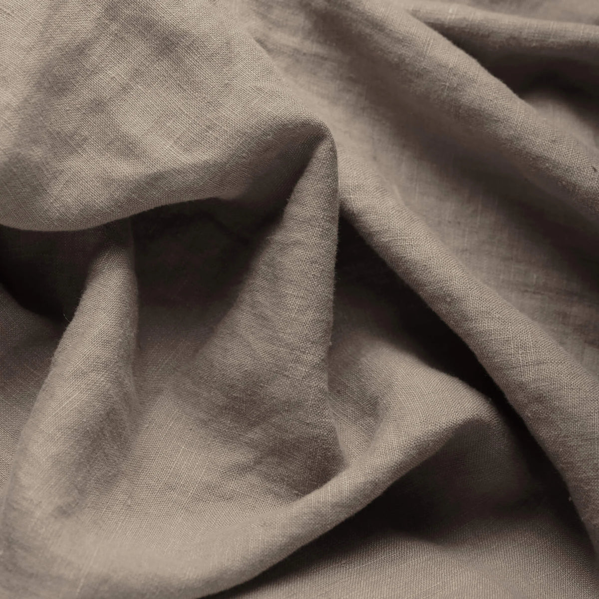 Stone Washed Linen - Taupe