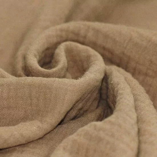 Solid Double Gauze - Cacao