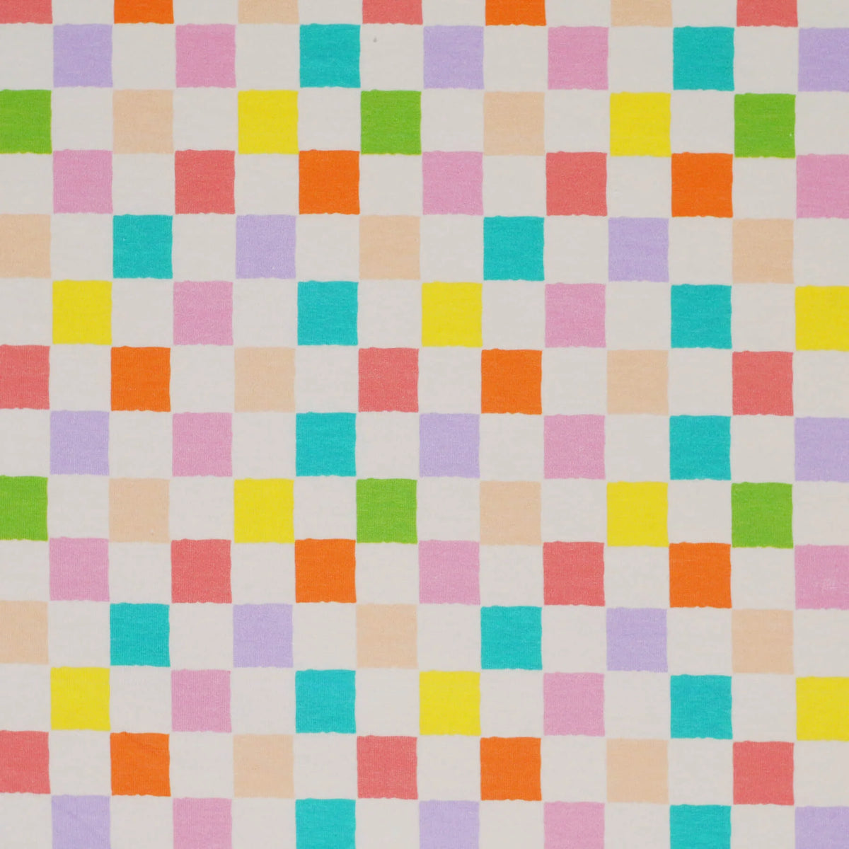 Blocks Orange Lilac | Knit
