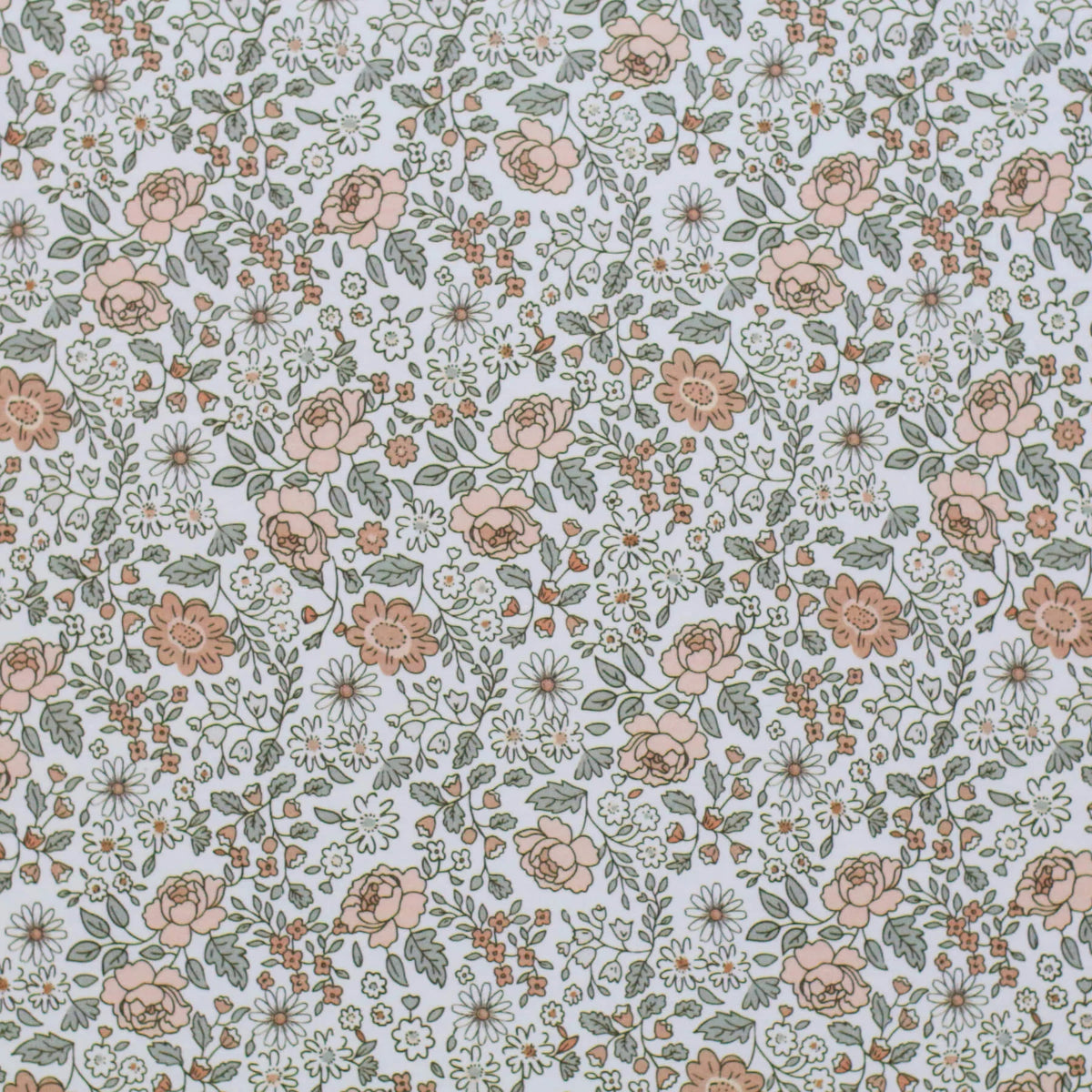 Daisy Flower Field Cacao | Knit