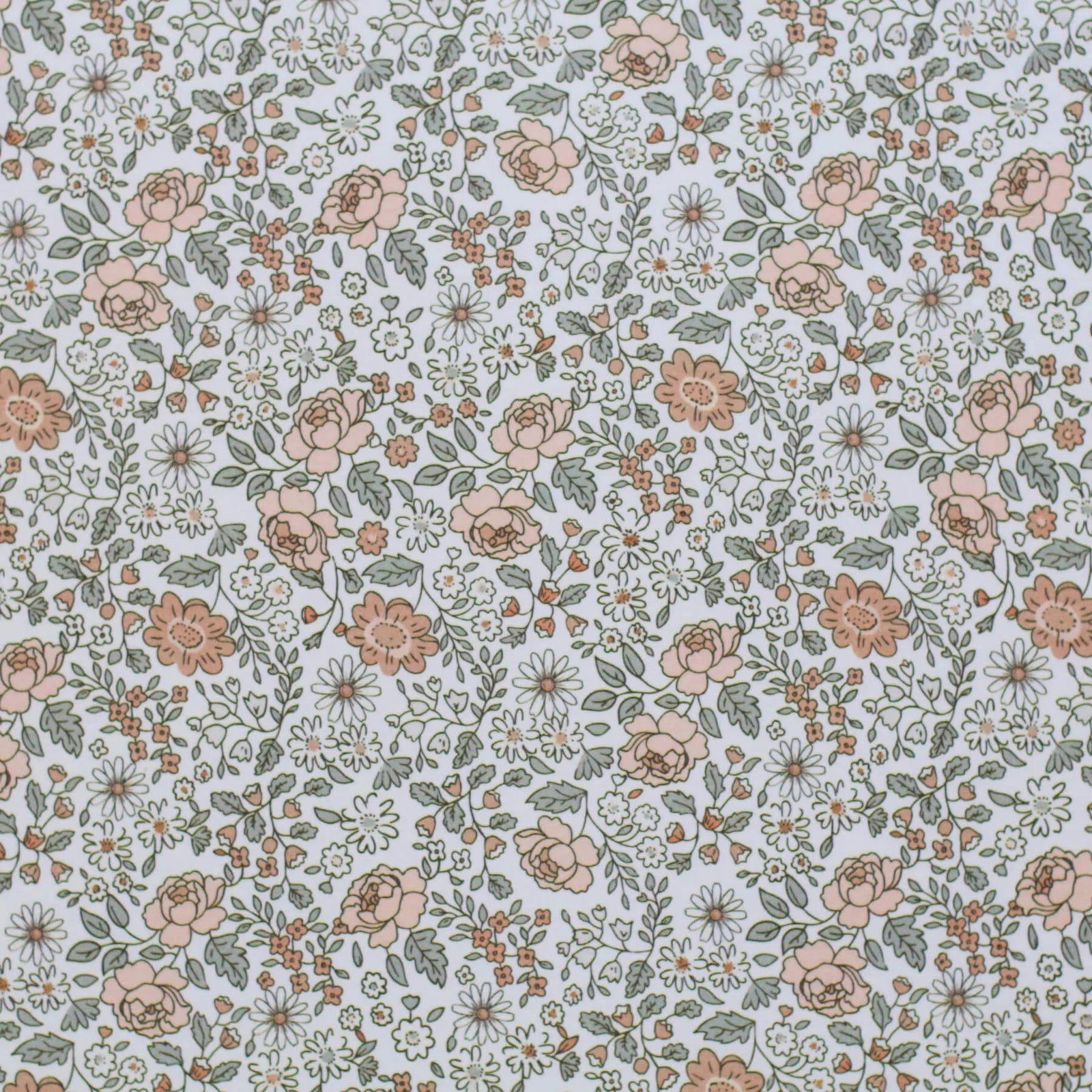 Daisy Flower Field Cacao | Knit