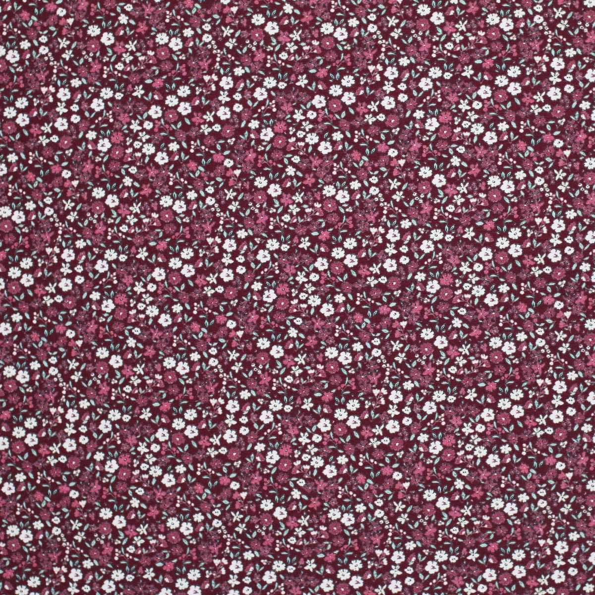 Pretty Flowers Bordeaux | Knit