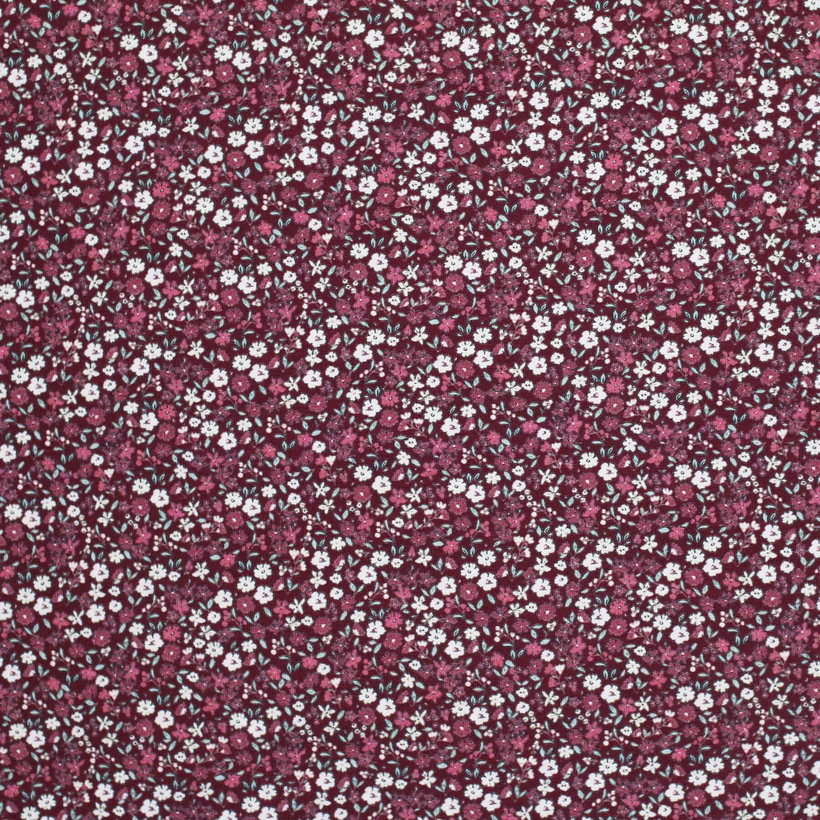 Pretty Flowers Bordeaux | Knit