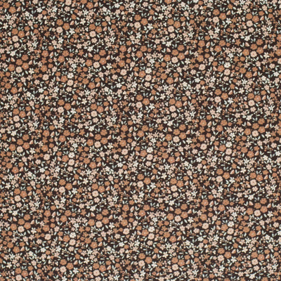 Pretty Flowers Brown | Knit