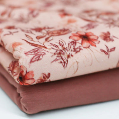 Clay Pink Flowery | Knit