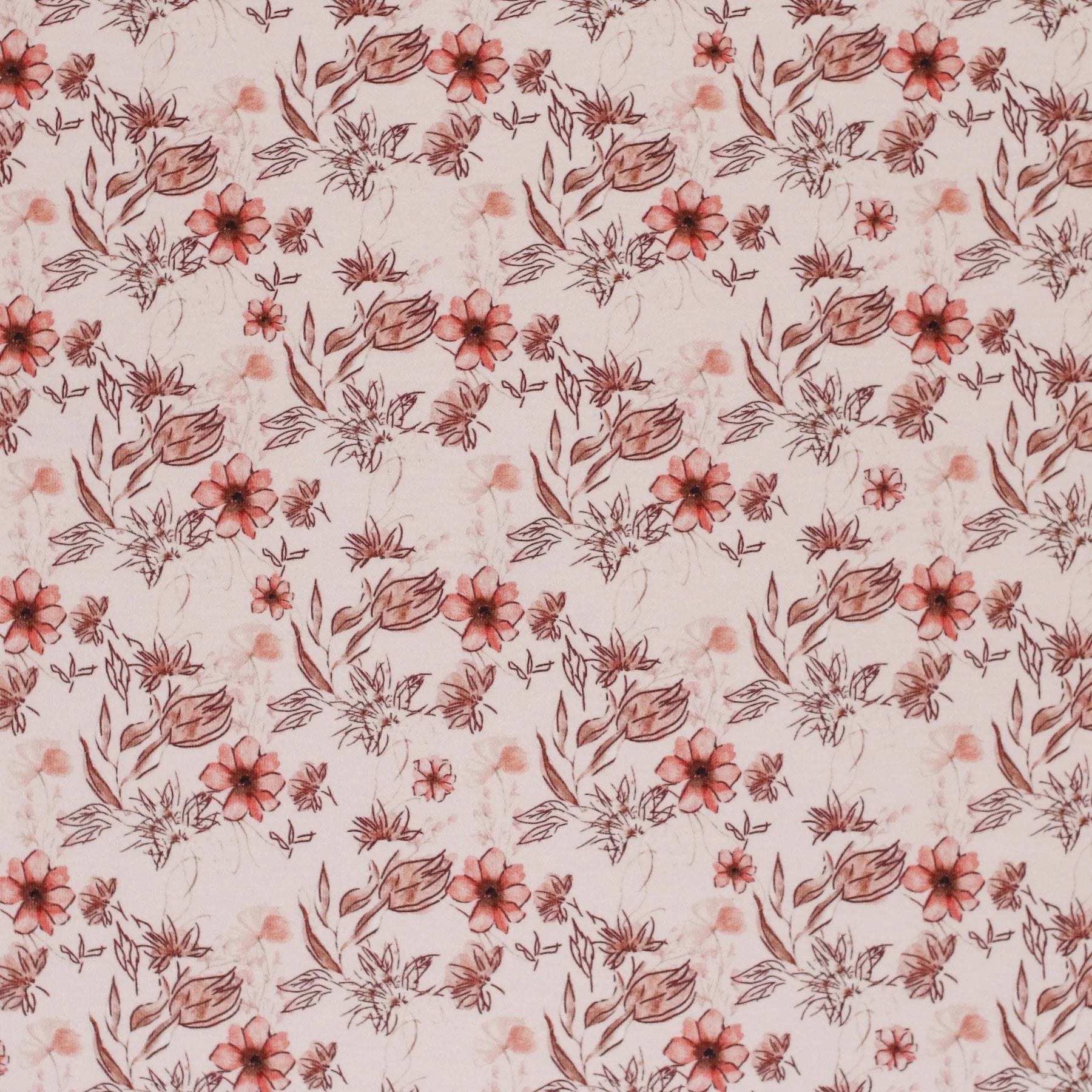 Clay Pink Flowery | Knit