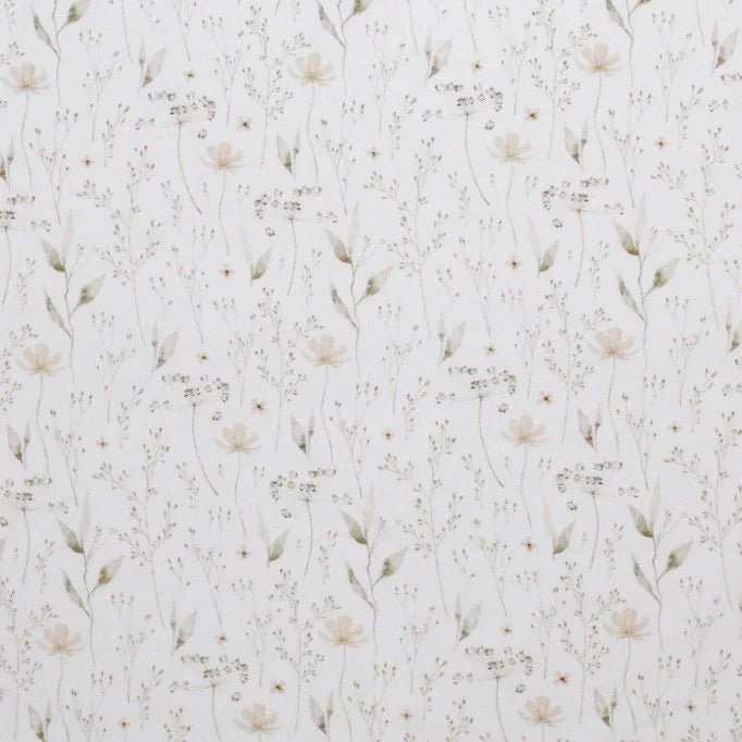 Cotton Poplin - Nature Floral