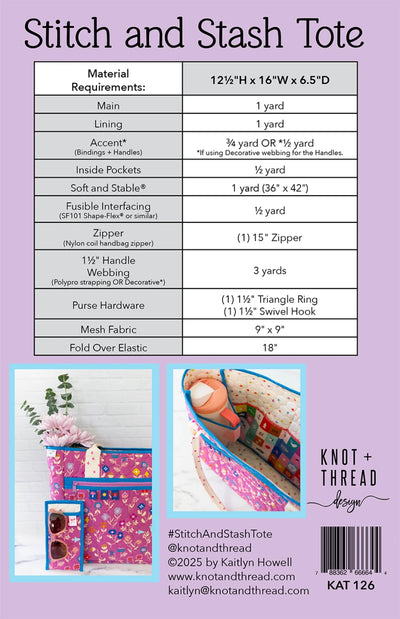 Stitch & Stash Pattern