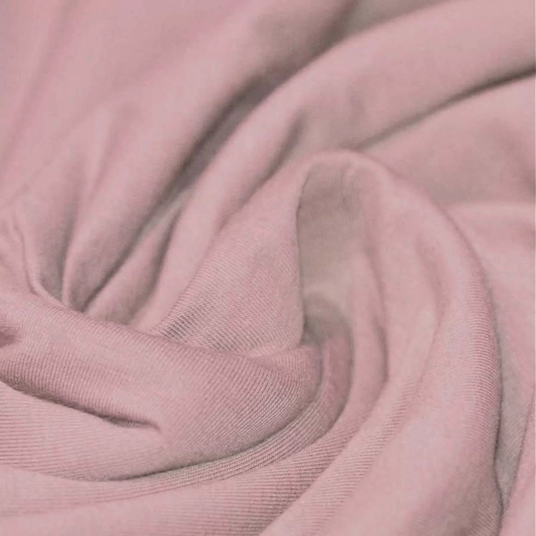 Solid Cotton Jersey - Old Pink | Knit