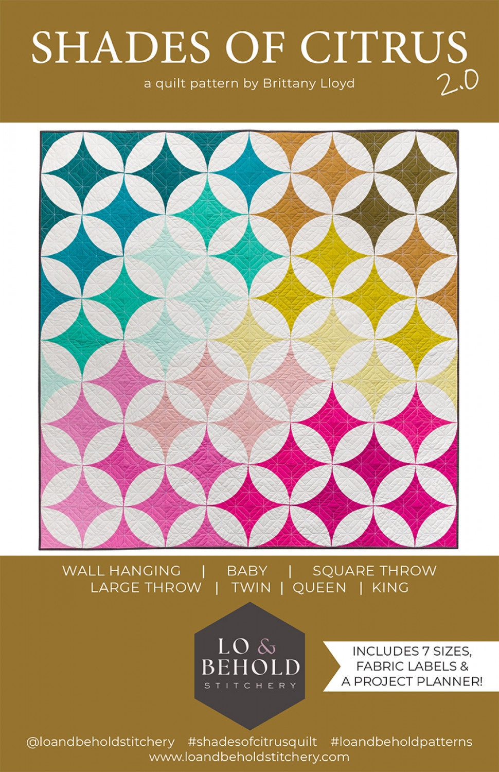 Shades of Citrus 2.0 Quilt Pattern