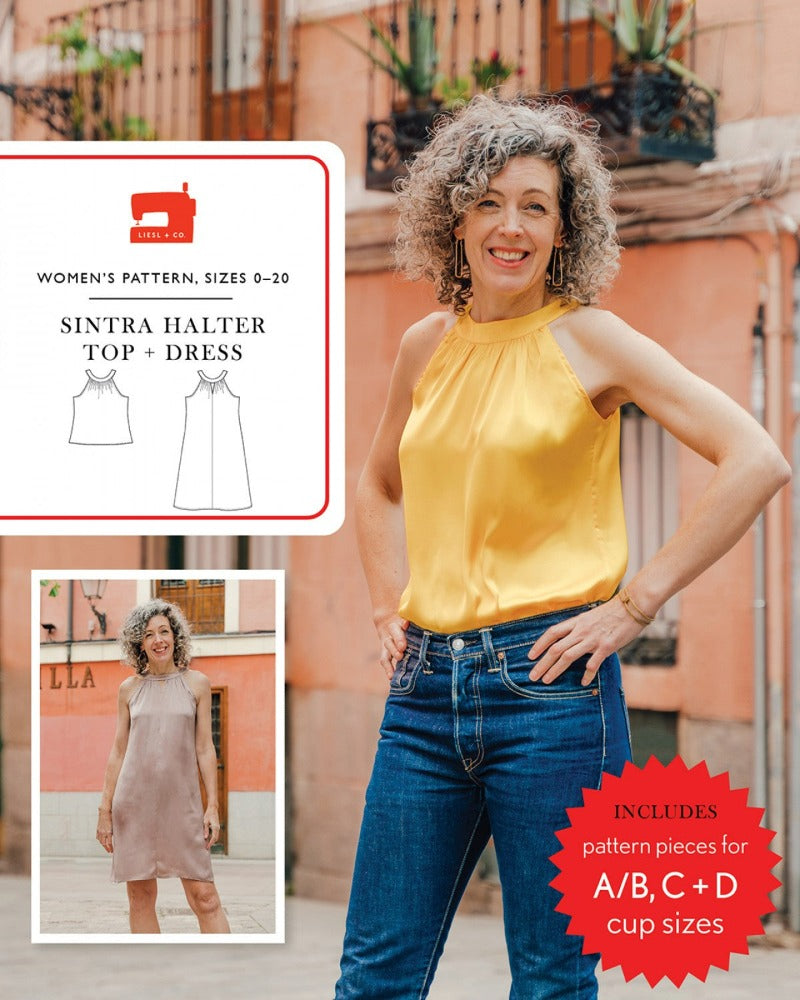 Sinatra Halter Top and Dress Pattern