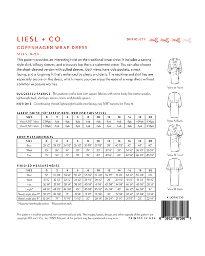 Copenhagen Wrap Dress Pattern