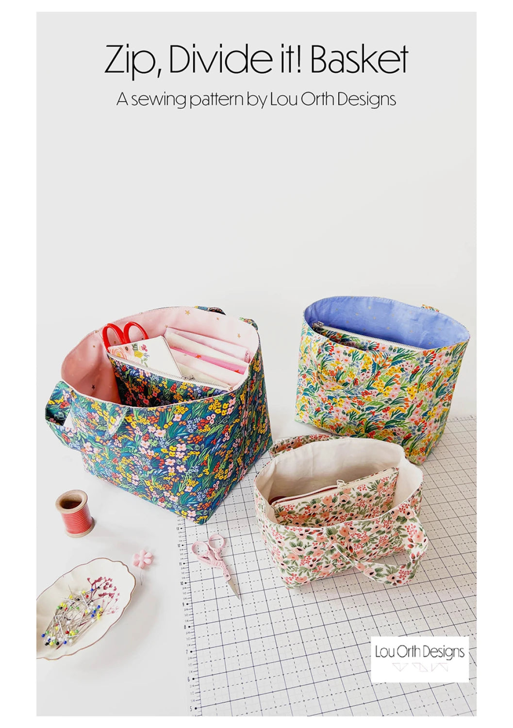 Zip, Divide it! Basket Pattern