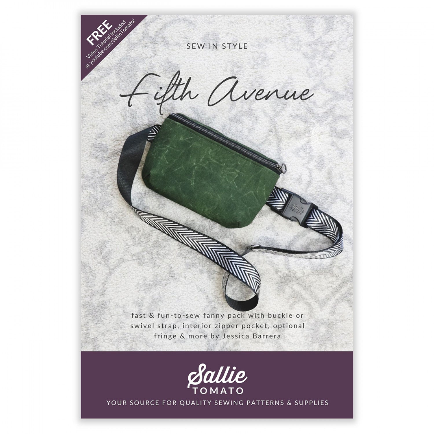 Fifth Avenue Fanny Pack Pattern