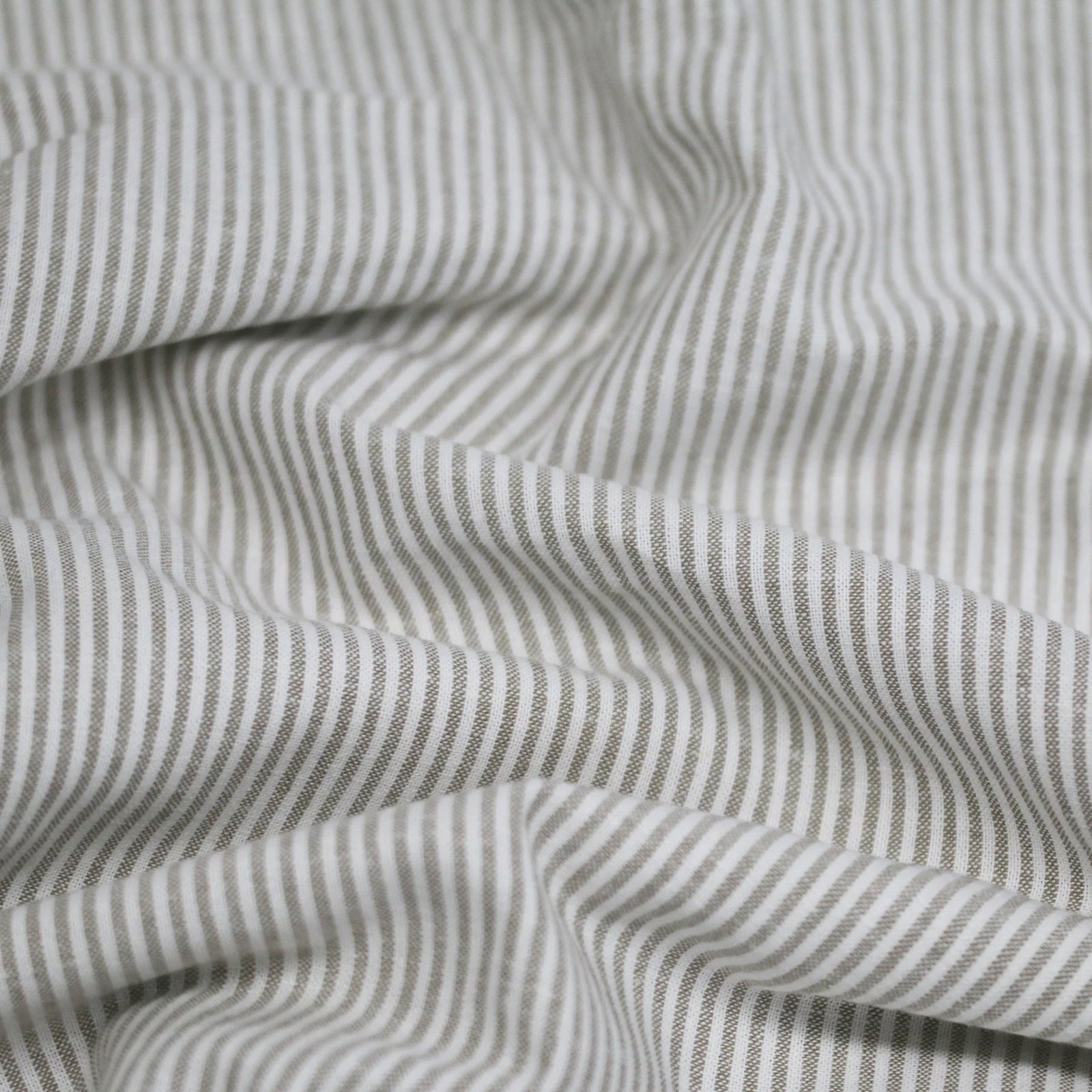 Linen Stripe - Taupe