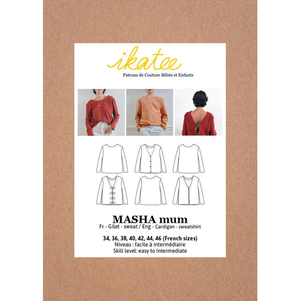 Masha Cardigan Pattern - Thread Count Fabrics