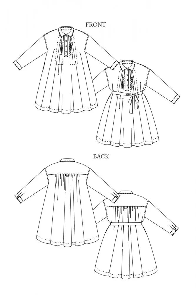 The Cawley Dress Pattern - UK Sizes 6-18