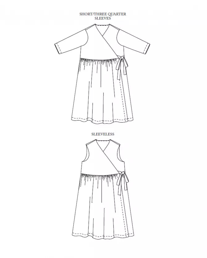 The Etta Dress Pattern - UK Sizes 18-28