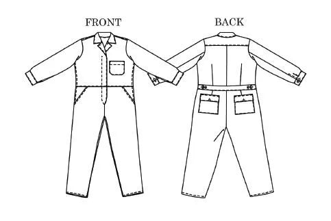 The Thelma Boilersuit Pattern - UK Sizes 6-18