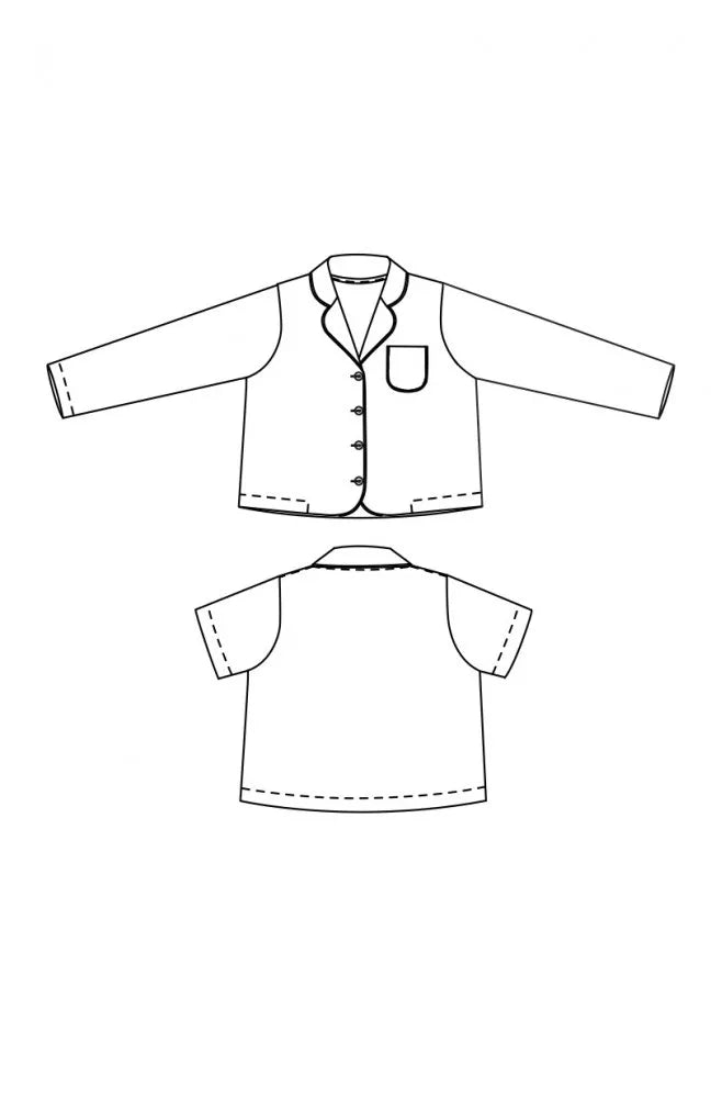 The Winnie Pajama Pattern - UK Sizes 18-28