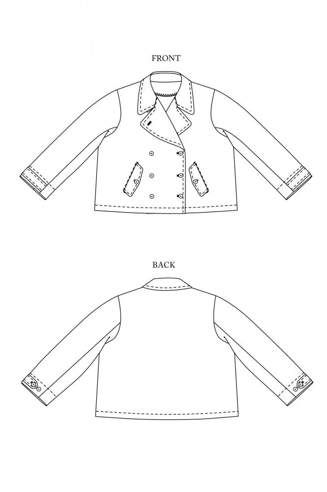 The Denham Jacket Pattern - UK Sizes 18-28
