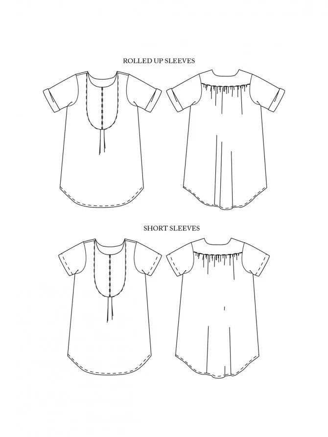 The Dress Shirt Pattern - UK Sizes 20-28