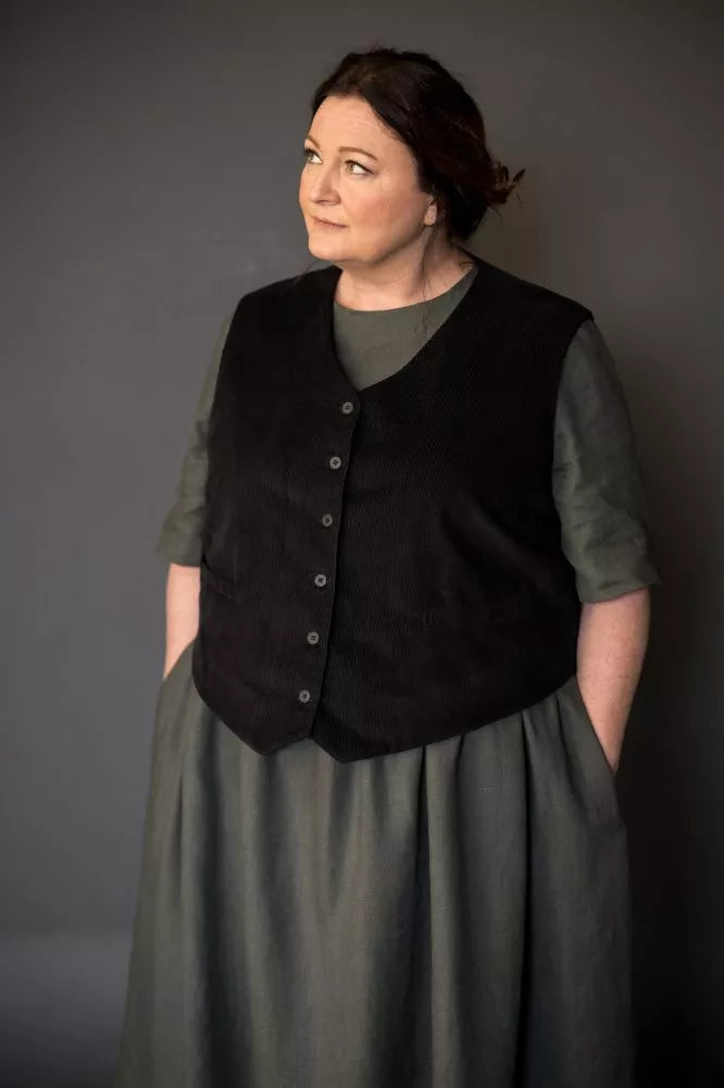 The Miller Waistcoat Pattern - UK Sizes 18-28