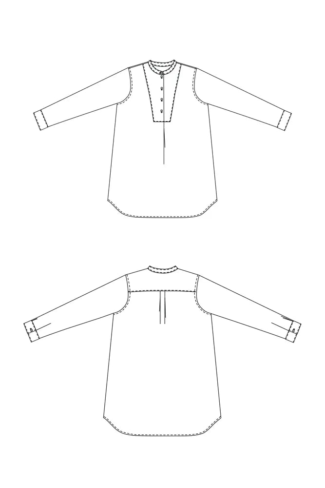 The Niven Shirt and Dress Pattern