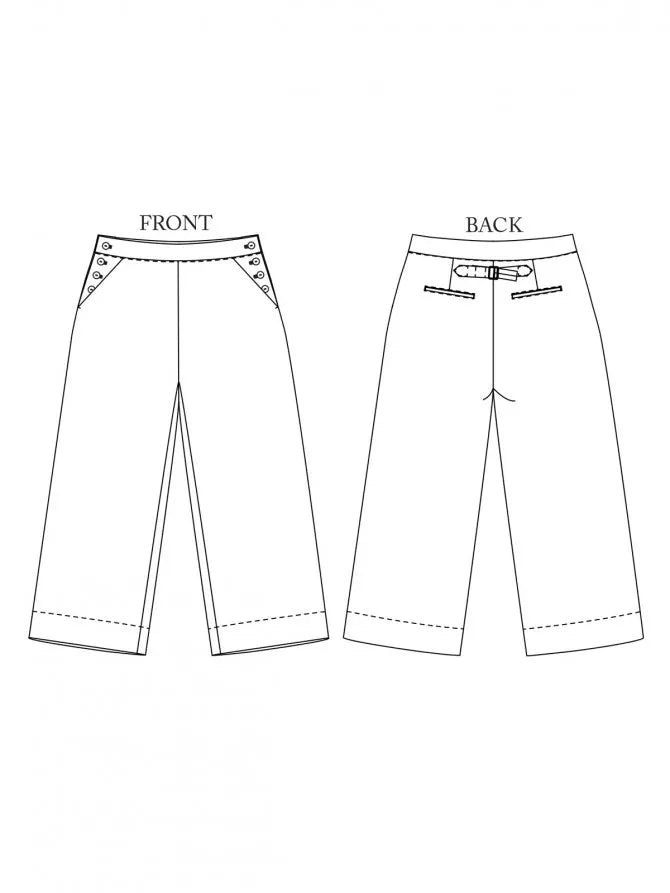 The Quinn Trouser Pattern - UK Sizes 18-28
