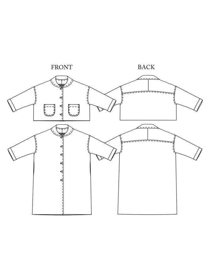 The Sanda Jacket Pattern - UK Sizes 6-18