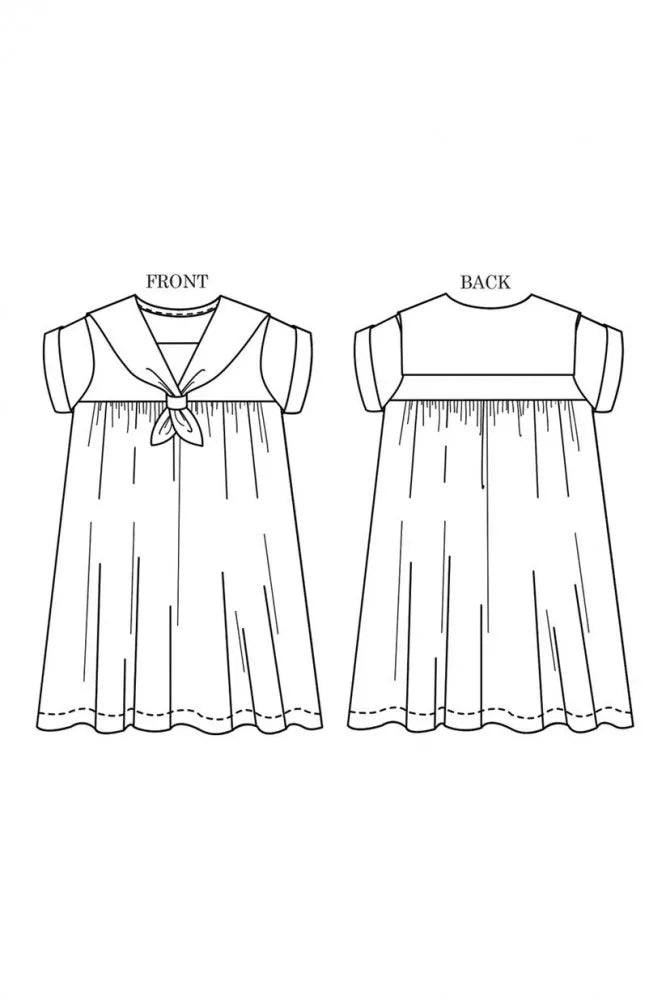 The Skipper Dress Pattern - 3-8 Years