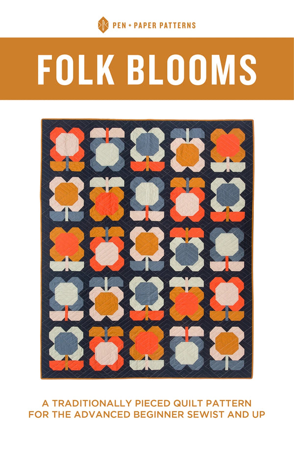 Folk Blooms Quilt Pattern - Thread Count Fabrics