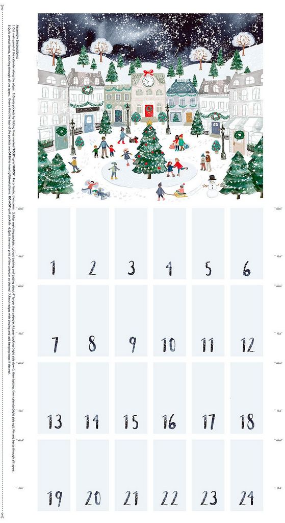 Baby, It's Cold Outside - Advent Panel