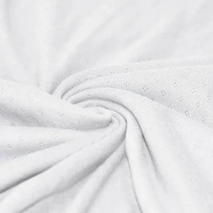 Pointelle Knit - White