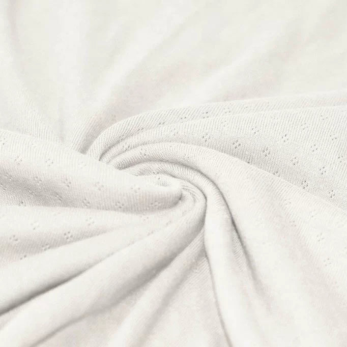 Pointelle Knit - Ecru