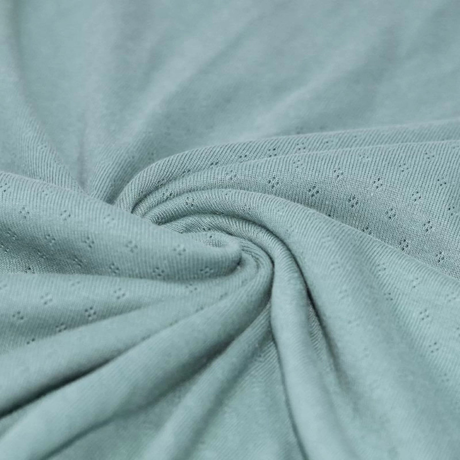 Pointelle Knit - Sea Green