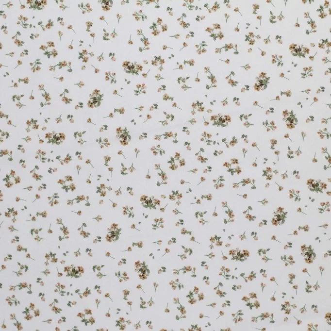 Cotton Poplin - Beauty Flower Ecru
