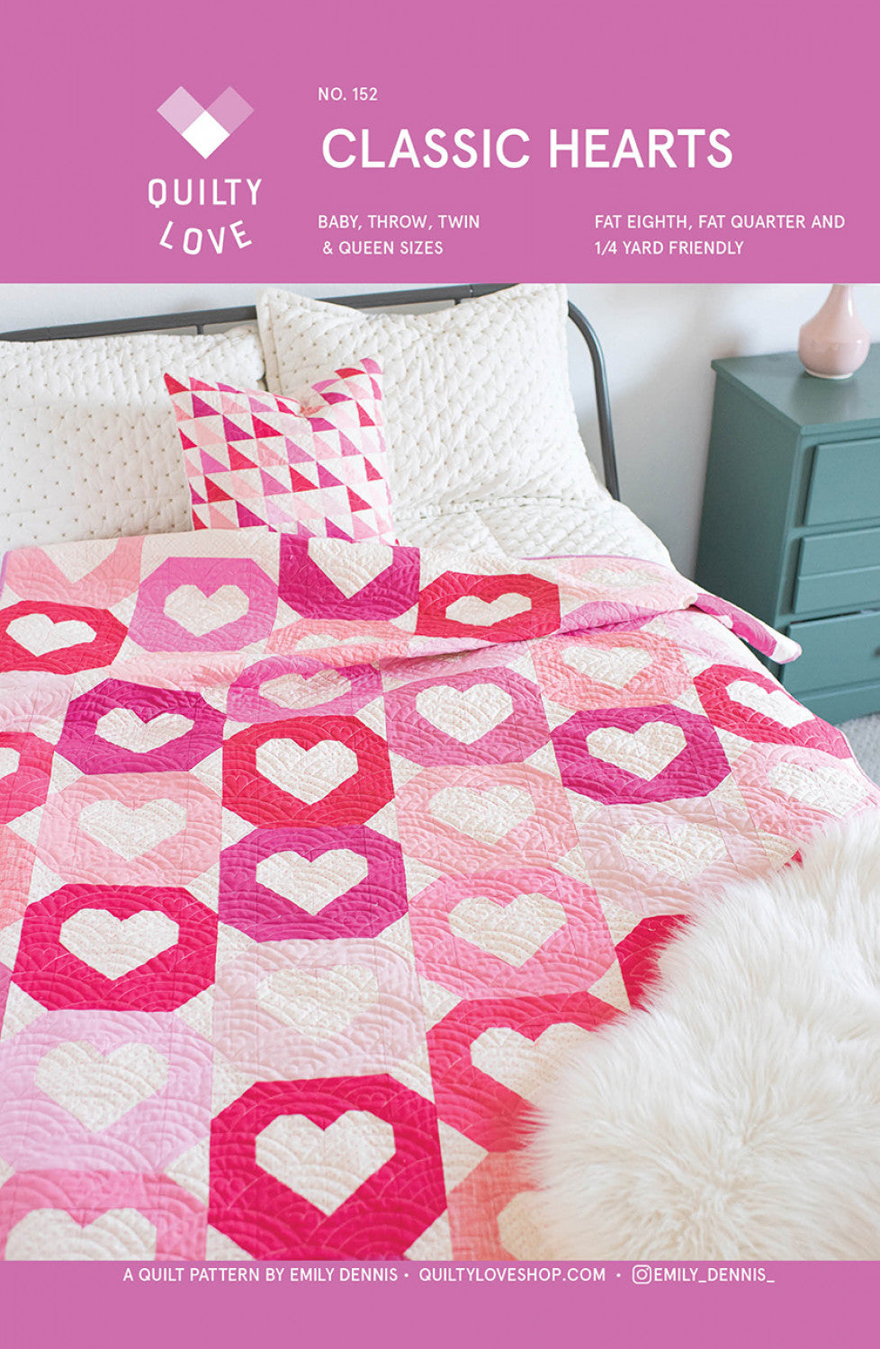 Classic Hearts Quilt Pattern