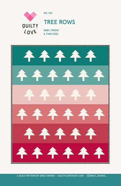 Tree Rows Quilt Pattern