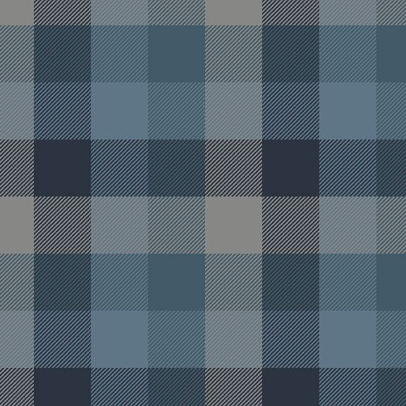 Primo Plaid - Cool Blues - Denim | Flannel