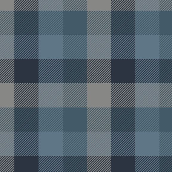 Primo Plaid - Cool Blues - Denim | Flannel