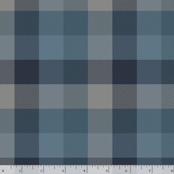 Primo Plaid - Cool Blues - Denim | Flannel