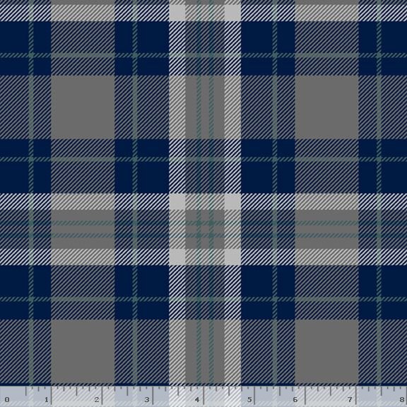Primo Plaid - Cool Blues - Denim | Flannel