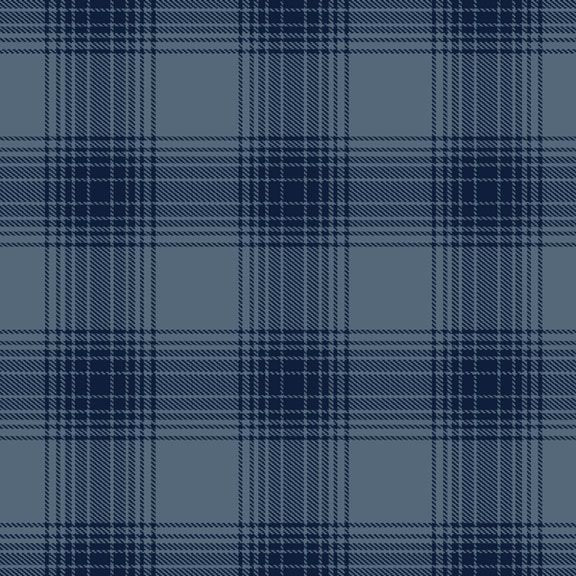 Primo Plaid - Cool Blues - Denim | Flannel