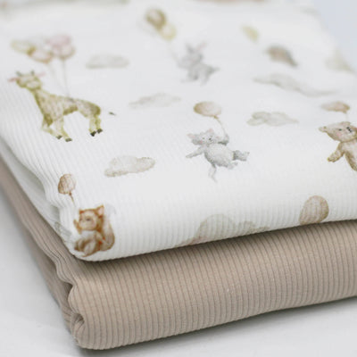 Animals In The Air | Ribbed Knit
