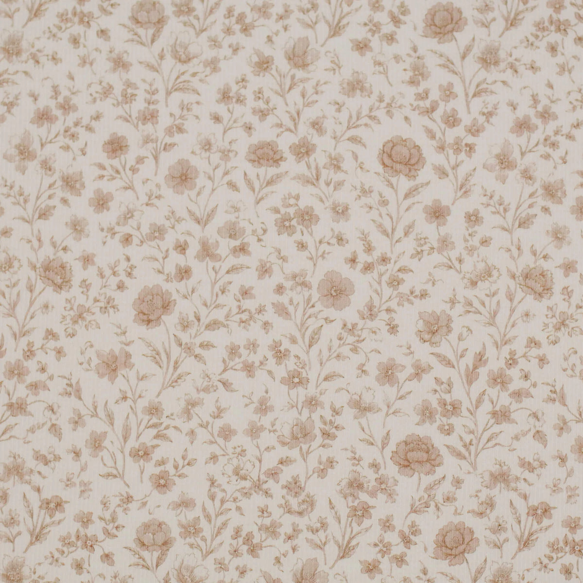 Vintage Flower Beige | Ribbed Knit