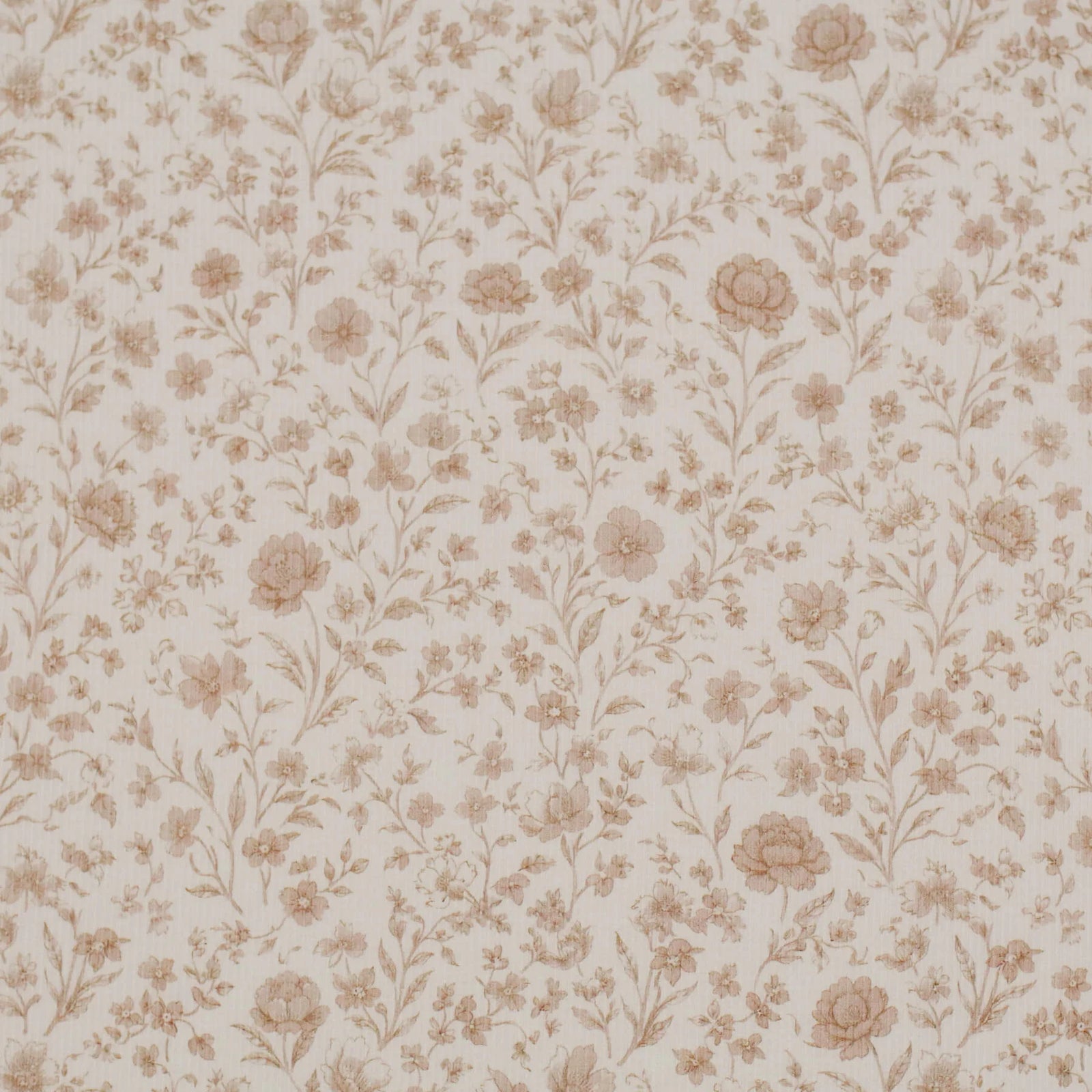 Vintage Flower Beige | Ribbed Knit